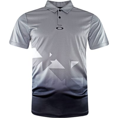 Oakley Collared lichtgrijs heren Offset Urban Golf poloshirt 433689 02E