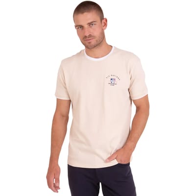 T-shirt met contrasterende boorden Camberabero