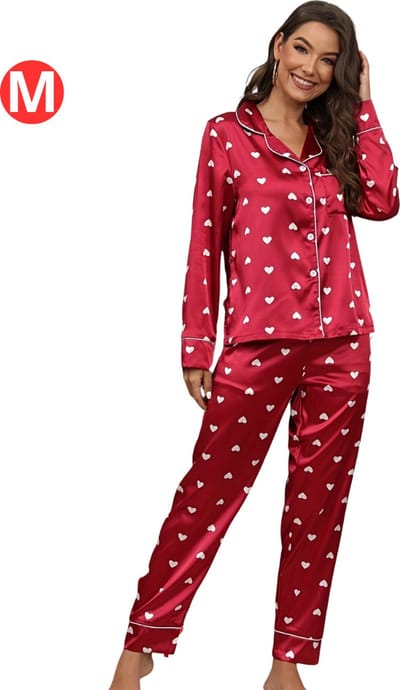 Nivard Kerstpyjama - Kerst Pyjama - Dames - Vrouwen - Volwassenen - Set - Broek - Shirt - Christmas - Maat M