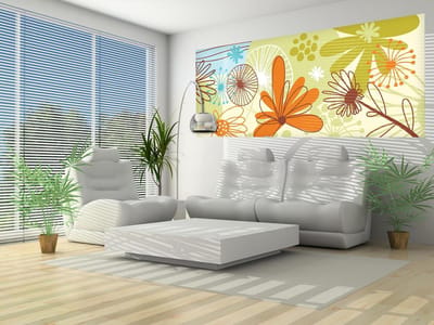 Floral Pattern  Photo Wallcovering