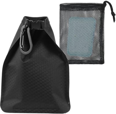 Dailygoods- Zeepbakje Waterdicht - Reiszeepbakje - Zeephouder Organizer - Sneldrogende Houder - Camping Essentials - Polyester 18x17.5cm