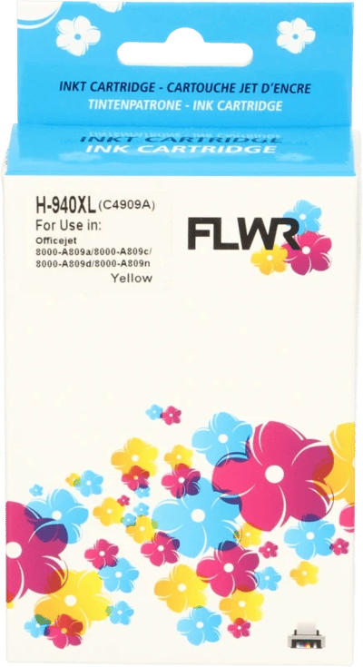 FLWR - Inktcartridge 940XL geel - geschikt voor HP