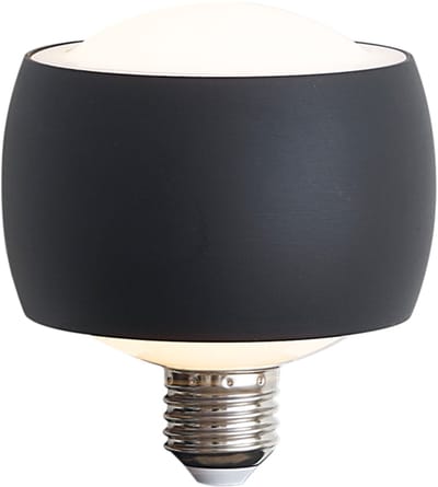 LUEDD E27 LED lamp deco zwart 6W 370 lm 3000K