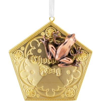 Hallmark Premium Metal Chocolate Frog Tree Ornament