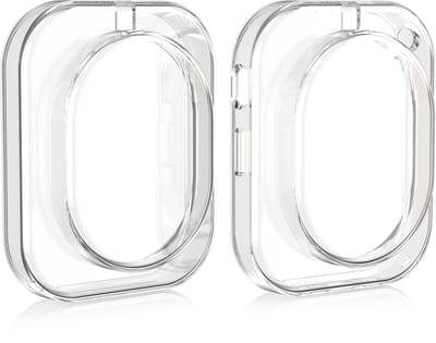 kwmobile koptelefoon hoes van TPU - geschikt voor Nothing Headphone (1) - 2x hoes voor hoofdtelefoon in transparant
