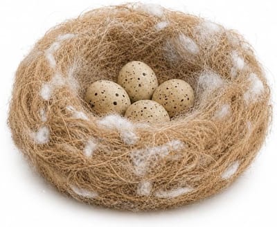 Nestingmateriaal voor vogels - Jute mix voor kanaries, papegaaien en knaagdieren - 100 g voor het inrichten van kooien en nesten