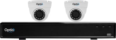 Camerabewaking set - IP recorder 2 camera's 4Mp - Vista Optio OPIKIT4ED02