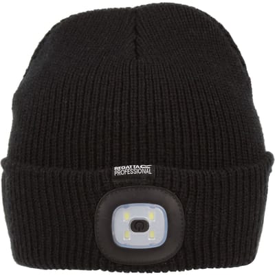 Regatta Volwassen uniseks Pro Spotlight Torch muts (Zwart)