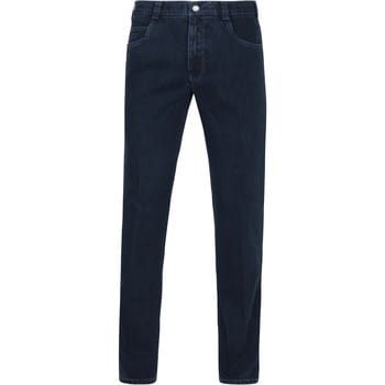 Meyer Jeans Diego Cross Contrast Denim Organic Cotton Donker Blauw / male