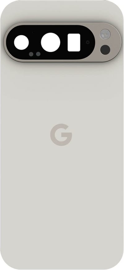 Google, Achterruit voor Google Pixel 9 Pro Original Service Pack, Wit