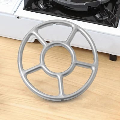 Gaskooktoestel Houder Gaskooktoestel Accessoires Kleine Pan Hulpsteun Anti-Slip Beugel Melkpan Frame Gaskooktoestel Wok Steunringen gray