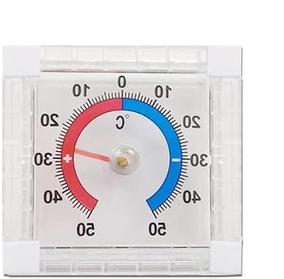Temperatuurmeter met Display - Weerbestendige Monitor - Omgevingsbewaking - Breed Meetbereik - -50C tot 50C - Enkele Attribuut