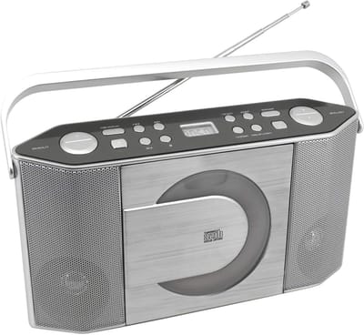 CD-speler - Draagbare Discman - Muziek Luisteren - Met MP3-ondersteuning - 1 Schijf - Zilver