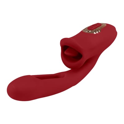 Rabbit Vibrator 'Tongue Tango', 25,5 cm