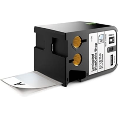 DYMO 1868711 XTL voorgesneden gelamineerde kabelwikkel 51mm x 39mm (origineel)