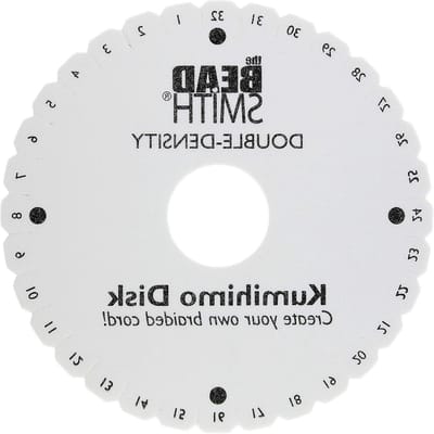 The Beadsmith Ronde Kumihimo Disk, 6" Diameter, 0.75" (20mm) Dikke Dubbele Dichte Foam, Sieraden Gereedschap voor Vlechten, Doos van 10 schijven