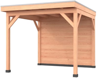 Douglas overkapping, 300 x 400, met achterwand, Westwood Comfort Plus