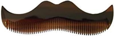 Snor Gevormde Kam - Baardkam Zakkam - Baard Stylen - Motief Snor Vorm - 15 x 4 x 15 cm