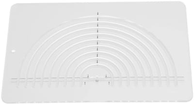 Semicirkel Quilt Liniaal van Duurzaam Helder Acryl, Hoge Precisie, Ideaal voor Naaiwerk en Meettoepassingen, Geometrische Sjablonen voor Kantoor en School