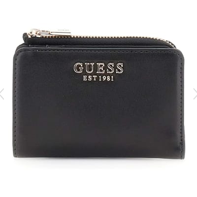 GUESS Portemonnee Laurel SLG Zip Around Wallet Black Zwart