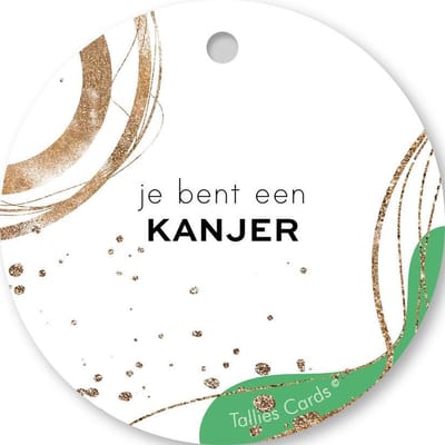 Tallies Cards - kadokaartjes  - bloemenkaartjes - Kanjer - Abstract - set van 5 kaarten - bedankkaart - bedankt - 100% Duurzaam