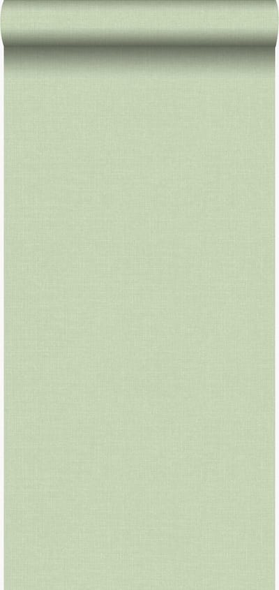 Origin Wallcoverings behang fijne structuur groen - 53 cm x 10.05 m - 346507