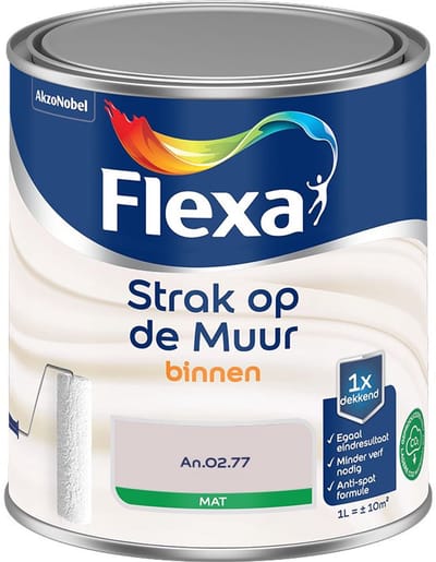 Flexa - Strak Op De Muur Binnen Mat - An.02.77 - Mengverf - 1 L