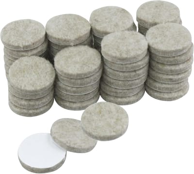 Viltpads 25 mm - 48 stuks voor meubelbescherming