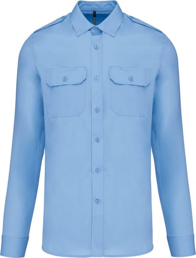 Kariban Herenpilootoverhemd lange mouwen K505 - sky blue - 3XL