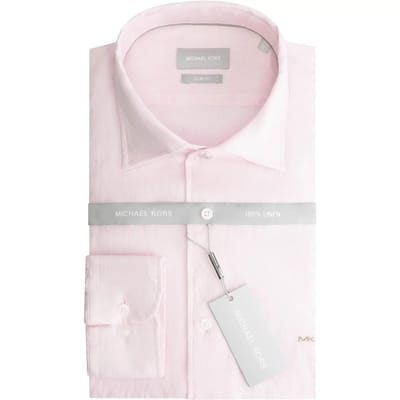 Shirt Michael Kors One Pièce Collar Linen Slim