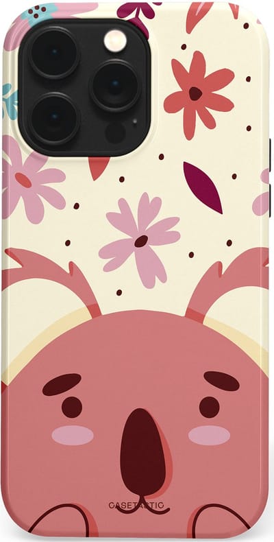 Casetastic Hoesje Geschikt voor Apple iPhone 14 Pro Max Magsafe - Stijlvolle Beschermende Duo-layer Case - Koala knuffel