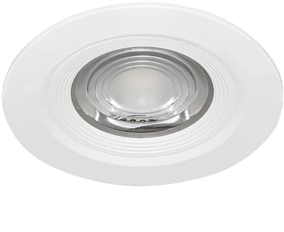 LED Inbouwspot - Brinton - 7W 630lm 38D - IP54 Waterdicht - 830 Warm Wit 3000K - Rond - Wit
