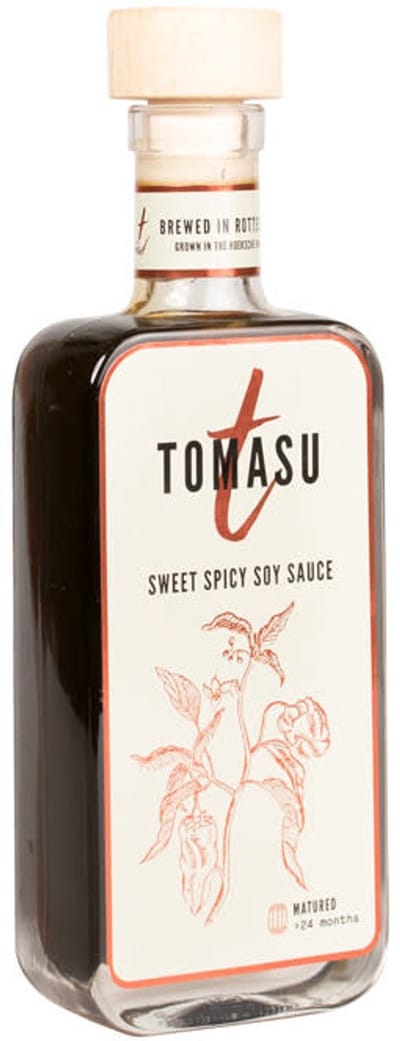 TOMASU – 24 maanden gerijpte Sojasaus – Sweet & Spicy 100 ml