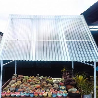 Dakplaten - Golfplaten Glasvezel - Carport Bedekken - Hitte Koudebestendig - 2.5 mm dik - Transparant