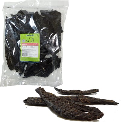 Qwisple Runderlever - Gedroogde 100% Natuurlijke Hondensnacks - 1000 gr