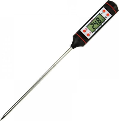 DW4Trading Universele Digitale Oven Vlees Thermometer met Vaste Sensor - incl. Batterij
