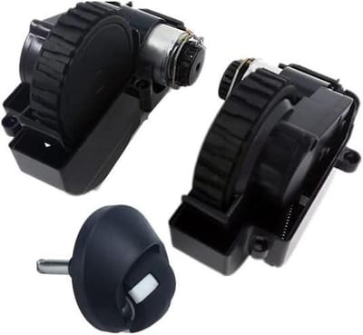 Robotstofzuiger Wiel - Reserveonderdeel Motor - Stofzuigen Onderhoud - Specifiek Model - 1 Stuk - Zwart