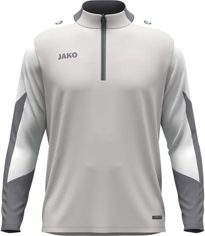 Jako Dynamic Ziptop Dames - Lichtgrijs / Wit / Grijs | Maat: S