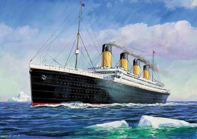 Zvezda - Titanic (Zve9059) - modelbouwsets, hobbybouwspeelgoed voor kinderen, modelverf en accessoires