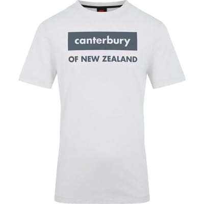 T-shirt logo van katoen Canterbury