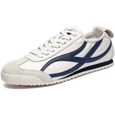 Echt Leer Koppel Cortez Eerste Laag Koeienhuid Lichtgewicht Waterdicht Mat Leer All-Match Mode Casual Schoenen voor Vier Seizoenen 44 white