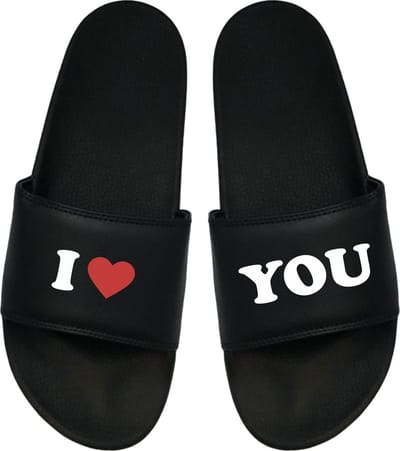 Cadeau Sint - Cadeau Kerst - Cadeau Valentijn - Cadeau Valentijnsdag - Valentijn - Badslipper I Love You 48