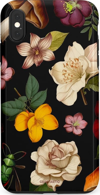 Casetastic Hoesje Geschikt voor Apple iPhone Xs Max - Stijlvolle Beschermende Duo-layer Case - Bosrijke betovering