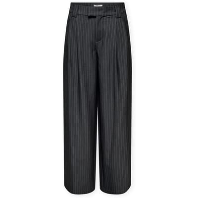 Broek Only Nisa Life Trousers - Dark Grey Melange
