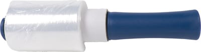 Kortpack - Mini-Wikkelfolie 17my dik x 10cm breed x 150mtr lang - Transparant - 24 rollen + handige foliedispenser - Mini-rekfolie - Bundelfolie - (005.0100)