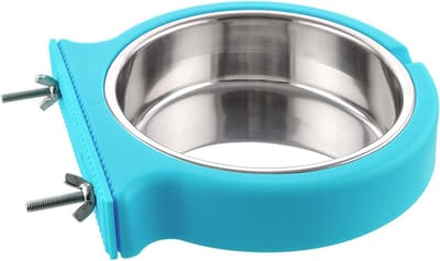 Verwijderbare RVS Hangende Dierenkom voor Voer en Water - 800ml Voederbak voor Honden, Katten en Kleine Huisdieren, Ideaal voor Kooi en Reizen