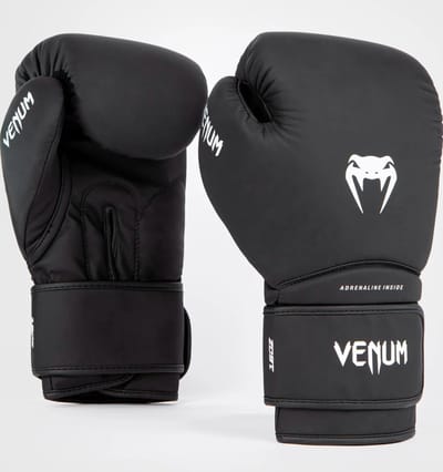 Venum Contender 1.5 Kids Bokshandschoenen Zwart Wit - 4 OZ