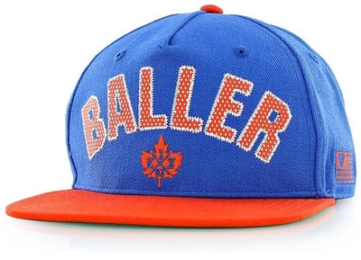 K1x Baller Snapback Cap Koningsblauw/vlamblauw - UNI