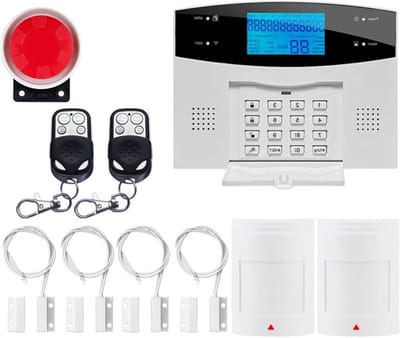 Draadloos Huisalarm - Beveiligingssysteem Wifi - Inbraakpreventie Thuis - 99 Draadloze Zones - 4 Bedrade Zones - Zwart