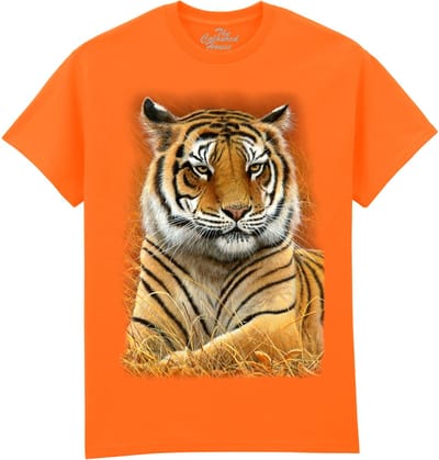 Tijger Graceful Tiger The Coloured House T-shirt XXL